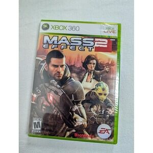 Mass Effect 2 Microsoft Xbox 360 Live 2010 Game‎ Brand New Sealed Free Shipping